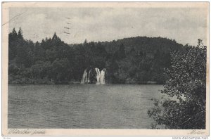 Waterfalls, Motiv, Plitvička Jezera, Croatia, 1910-1920s