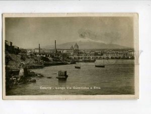 3053415 ITALY Catania Lungo via Gazometro e Etna Vintage PC