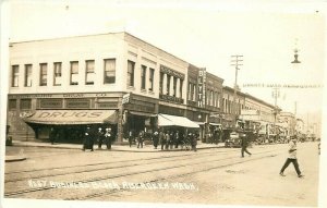 WA, Aberdeen, Washington, Street Scene, Blyth Good Clothes,Eckenhauer Drugs,RPPC