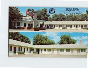 Postcard Corral Motel, Rapid City, South Dakota, USA