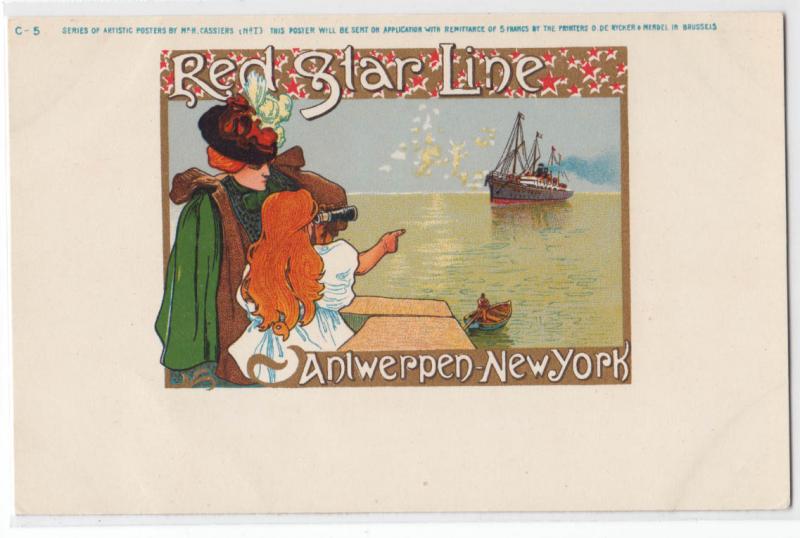 Red Star Line - Antwerpen-NY