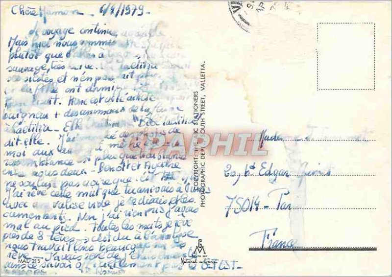 Modern Postcard The Old City Mdina Malta