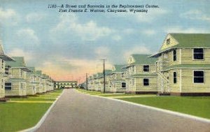 Street & Barracks, Replacement Center - Fort Francis E. Warren, Wyoming