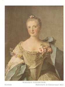 Nattier. Mademoiselle de chateaurenaud  Fine painting, modern English postcard