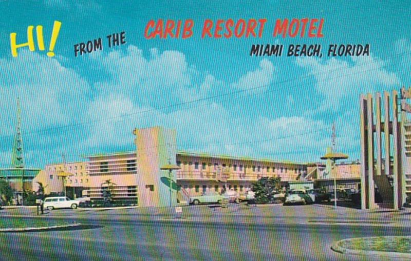 Florida Miami Beach Carib Resort Motel