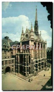 Old Postcard Paris La Sainte Chapelle