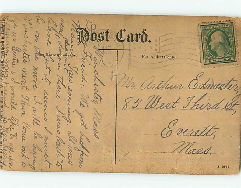 Divided-Back GORE LIBRARY AT HARVARD UNIVERSITY Cambridge Massachusetts MA L8342