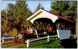 GLEN, New Hampshire  NH   Miniature MODEL T FORDS at STORY LAND    Postcard