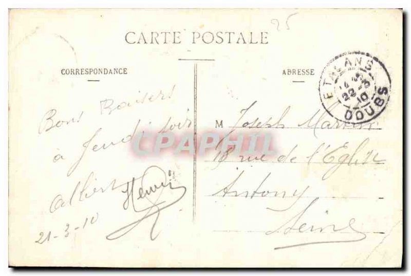 Postcard Old Etalans Doubs