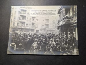 Mint 1918 Germany Postcard German Communist Revolution Related