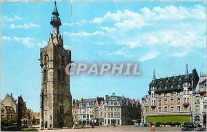 Postcard Modern Bethune Pas de Calais Grand Place and the Belfry