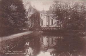 Germany Bad Oeynhausen Goldfischteich mit Lesesaal 1928 Photo