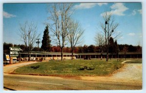 GREENSBORO, NC North Carolina ~ Roadside MAPLEWOOD MOTEL c1950s Postcard