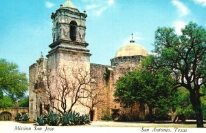 Postcard Mission San Jose National Historic Site Quadrangle San Antonio Texas