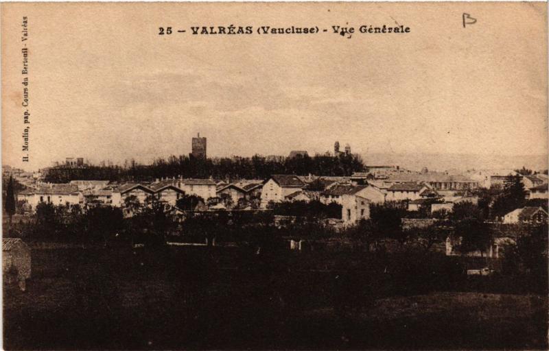 CPA VALREAS - Vue générale (511724)