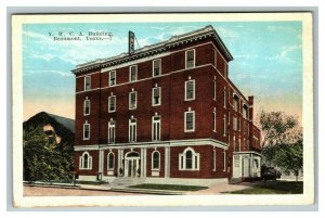 Vintage 1920's Colorized Photo Postcard YMCA Building in Beaumont Texas