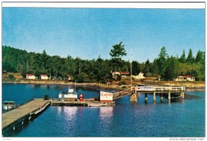 Galiano Lodge, Active Pass, Boardwalk, GALIANO ISLAND, British Columbia, Cana...