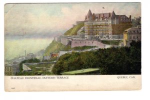 Chateau Frontenac, Dufferin Terrace, Quebec, Warwick, Used 1906