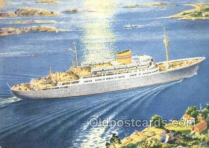 MS Oslofjord Enlarged Continental Size Ship Unused 