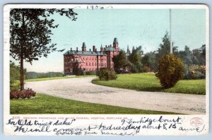 1906 PORTLAND MAINE*WESTERN PROMENADE & GENERAL HOSPITAL*DETROIT PHOTOGRAPHIC CO