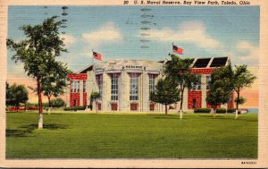 Ohio Toledo Bay View Park U S Naval Reserve 1950 Curteich