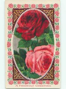 Divided-Back BEAUTIFUL FLOWERS SCENE Great Postcard AA3325