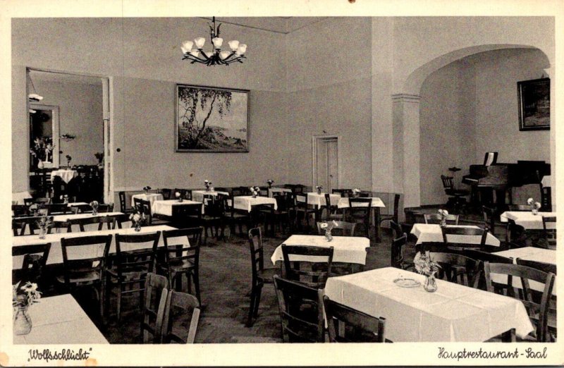 Germany Berlin Zehlendorf Wolfschluecht Restaurant Dining Room