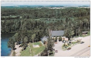 Aerial View, Manoir Clairval, Classic Cars, LATERRIERE, Quebec, Canada, PU-1986