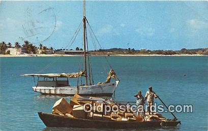 St Martin French West Indies, Baie de Marigot Ship 1971 