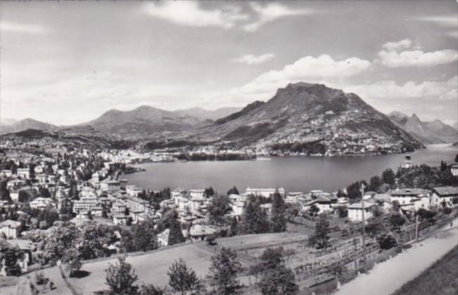 Switzerland Lugano Panorama e Monter Bre Photo