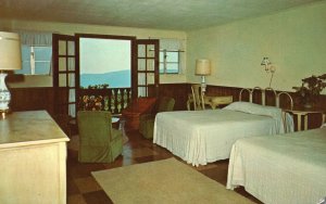 Vintage Postcard The Chalet Motor Lodge Blue Ridge Parkway Little Switzerland NC