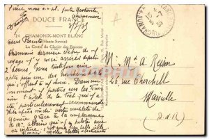 Old Postcard Chamonix Haute Savoie Cave Glacier des Bossons