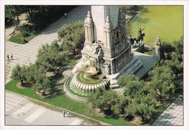 Spain Madrid Cervantes Monument