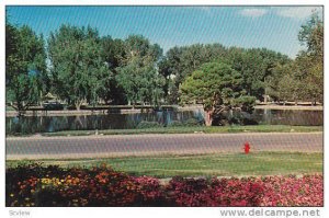 Flower Gardens, Truckee River, Idlewild Park, Reno, Nevada, 40-60´s