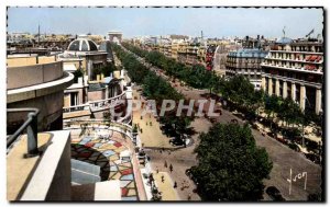 Old Postcard Paris Champs Elysees
