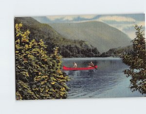 Postcard Saco Lake & Elephant's Head at Entrance to Crawford Notch White Mts. NH