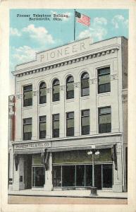 1915-1930 Postcard; Pioneer Telephone Building, Bartlesville OK Washington Co.