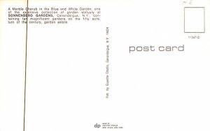 Marble Cherub Canandaigua, New York Postcard