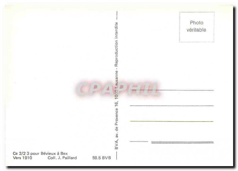 Modern Postcard This 3 2/2 B�vieux � Bex Around 1910 Coll. J Paillard