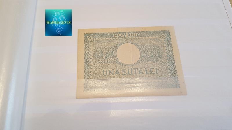 Romania 1945 Banknote › 100 Lei 100 L - Romanian leu (Grade F)