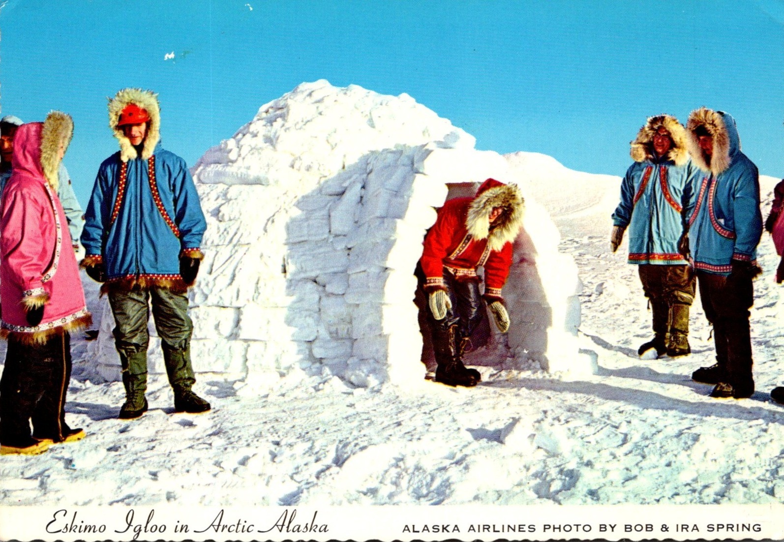 Alaska Eskimo Igloo In Arctic Alaska Alaska Airlines Photo | United States  - Alaska - Other, Postcard / HipPostcard, image size:1594x1102