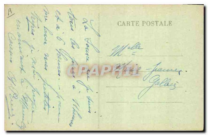 Old Postcard Aix les Bains La Source Saint Simon