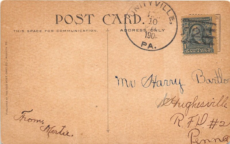 H80/ U.S. Navy Ship Postcard c1915 Battleship U.S.S. Connecticut 129