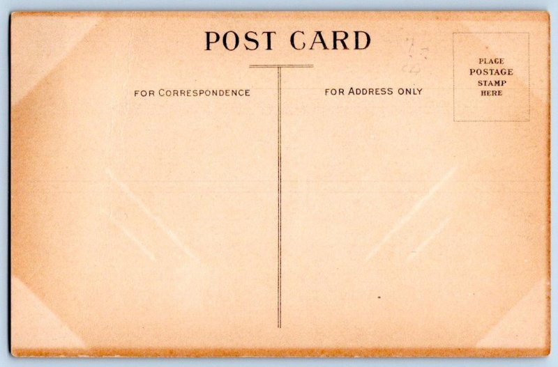 1910's THE BONTEX GIRL PRETTY WOMAN BLUE DRESS ADVERTISING ANTIQUE POSTCARD