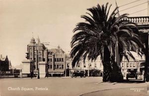 Pretoria South Africa Church Square Real Photo Antique Postcard J66926