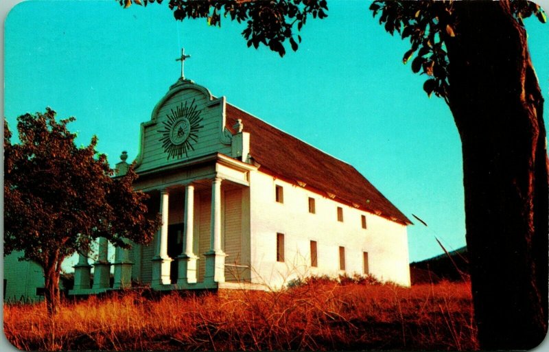 Cataldo Mission Cataldo ID Idaho UNP Chrome Postcard B5 