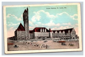 Vintage 1921 Postcard Panoramic View of Union Station St. Louis Missouri