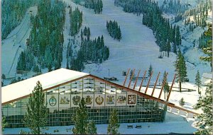 Olympic Skating Arena, Ski Jump Squaw Valley CA c1964 Vintage Postcard T69