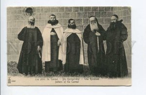 424335 PALESTINE Reverend fathers of Carmel Vintage postcard