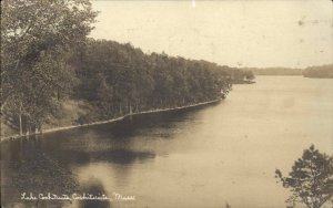 Cochituate Mass MA Lake Cochituate Vintage Real Photo RPPC Postcard